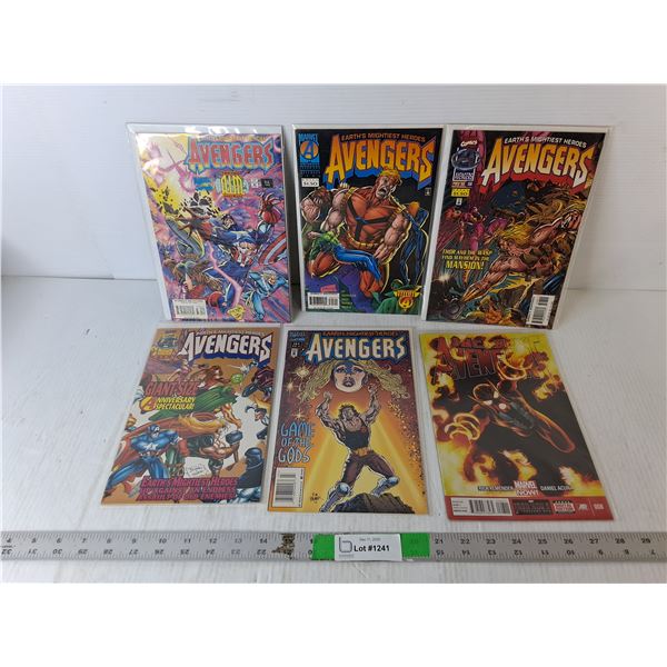 (6) Marvel Avengers Comics