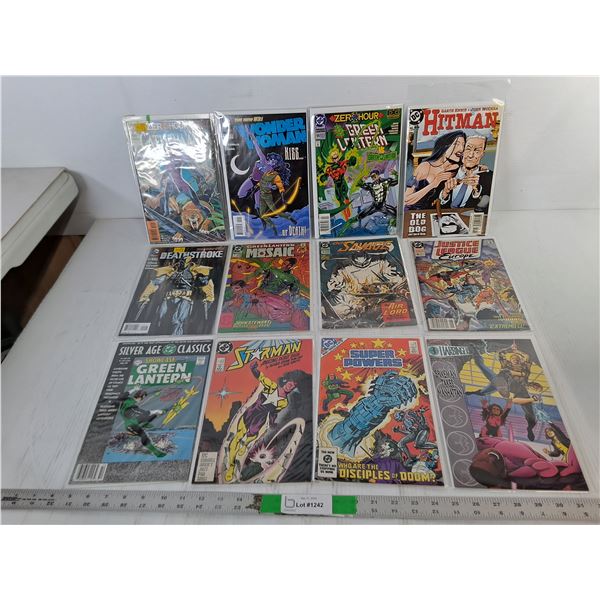 (12) Mostly DC Comics- Catwoman, Starman, Green Lantern, Misc.