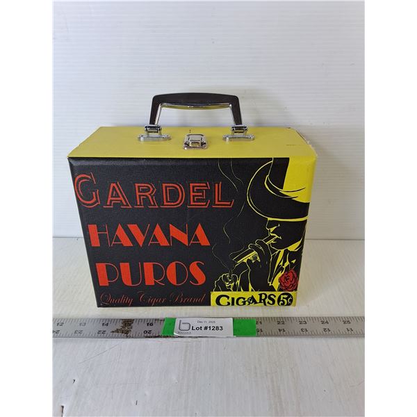 Havana Cigar Style Storage Box 9.5" x 7.5" x 4.75"