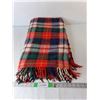 Image 1 : Plaid Wool Throw Blanket