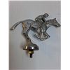 Image 3 : Art Deco Racehorse/Jockey Car Mascot,Grain Elevator Wall Mount and (3) Brass Ashtrays