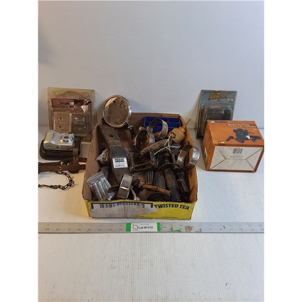 Misc. Items-Camera,Mirror,Anchors,Air Pump,Handles,Lighter Socket and more in pictures