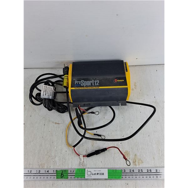 ProMariner Pro Sport 12 Dual Bank On Board Marine Battery Charger - As Is