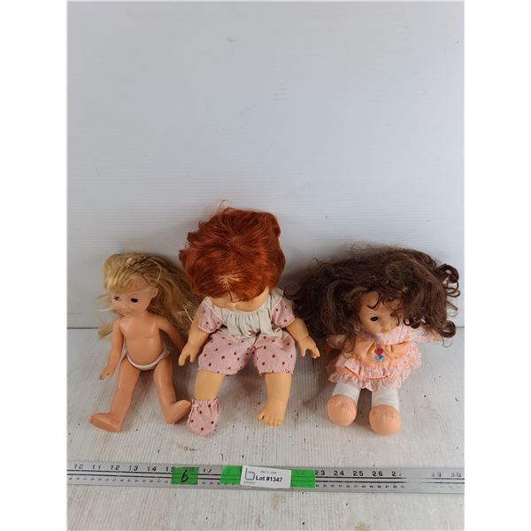(3) Vintage Dolls