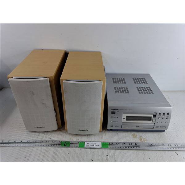 Panasonic DVD Stereo System & Speakers - As Is - PICK UP