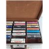 Image 3 : Various Audio Cassettes - George Jones, April Wine, Johnny Cash, Cassette Case