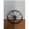 Image 1 : *28" Vintage Wagon Wheel - Cannot Ship