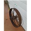 Image 2 : *28" Vintage Wagon Wheel - Cannot Ship