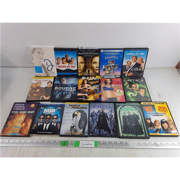 DVD Movies - Matrix, Benjamin Button, Pleasantville
