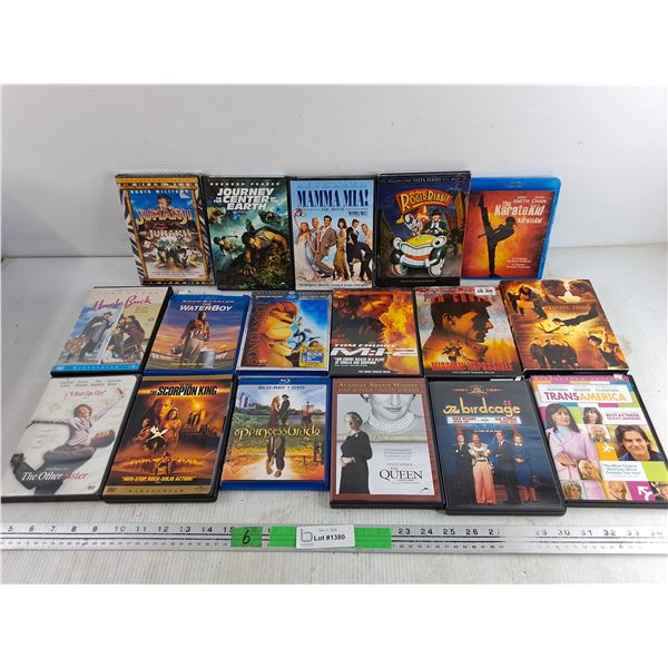 DVD Movies - Jumanji, The Karate Kid, Lion King 3D