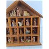 Image 3 : (13) Tea Ornaments, Wooden Wall Mounted Organizer