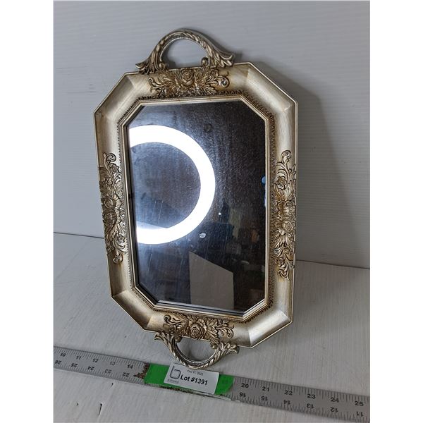 Plastic Decorative Mirror 15.5" x 9.75"