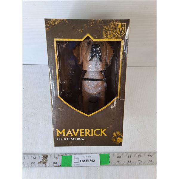 Maverick Team Dog Bobblehead, Appears NIB