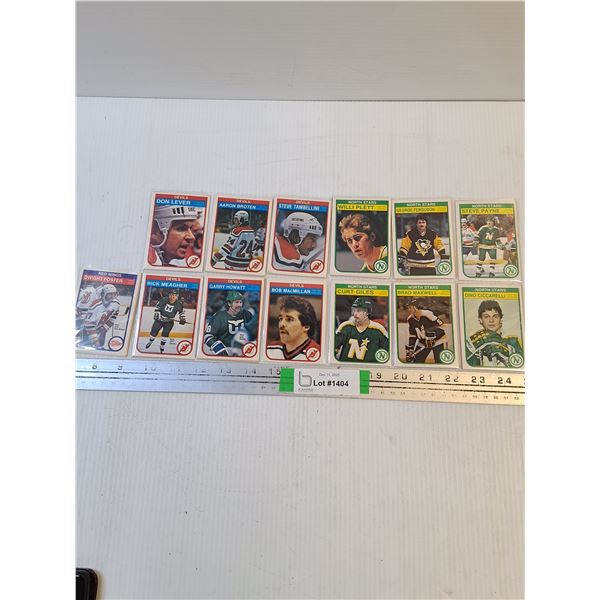 1982-83 O-Pee-Chee Minnesota North Stars and New Jersey Player Cards-cannot Guarantee Authenticity