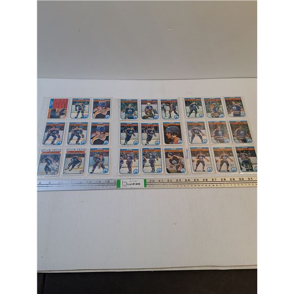 1982-83 O-Pee-Chee Edmonton Oilers Player Cards-Cannot Guarantee Authenticity