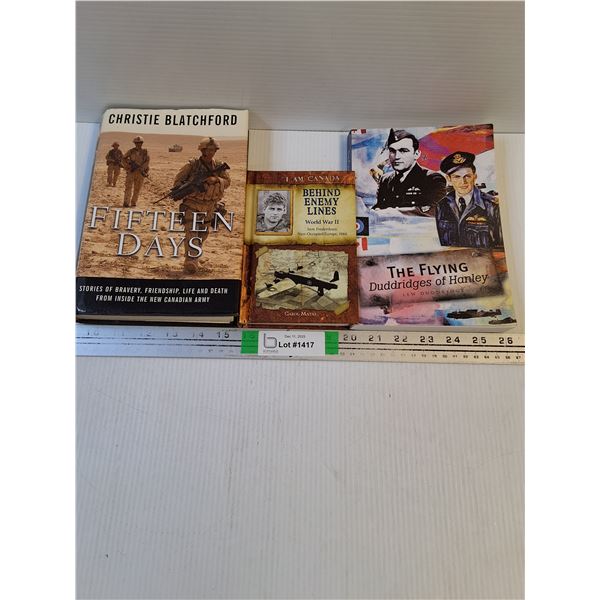 (3) Canadian Military Non-Fiction Books