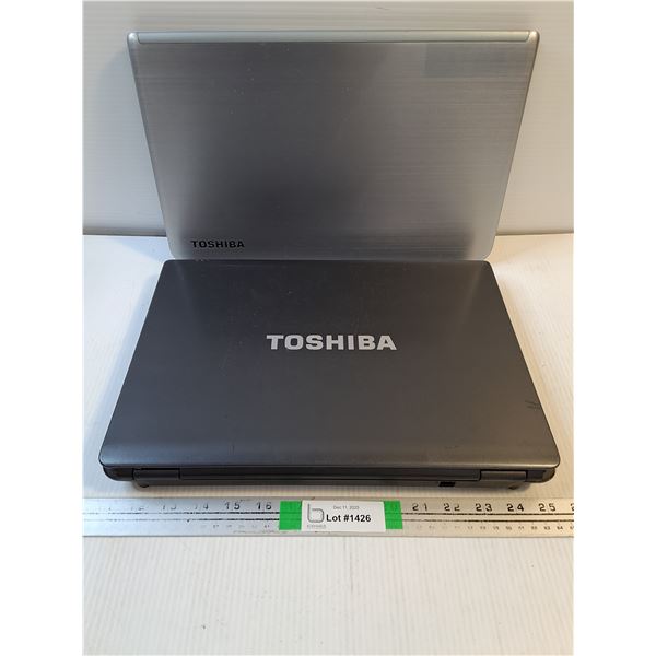 (2) Toshiba Laptops for parts,as is,not working