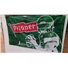 Image 1 : Pilsner/Sask. Roughriders Flag 58.5" x 35.5"