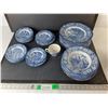 Image 1 : Liberty Blue Ironstone Dish Set - PICK UP ONLY