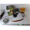 Image 1 : Fire Starters, Coleman Propane Lantern, 10.25" Knife Sheath, Misc.