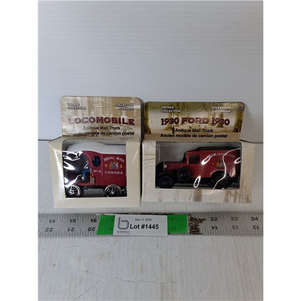 (2) Model Mailtrucks, NIB