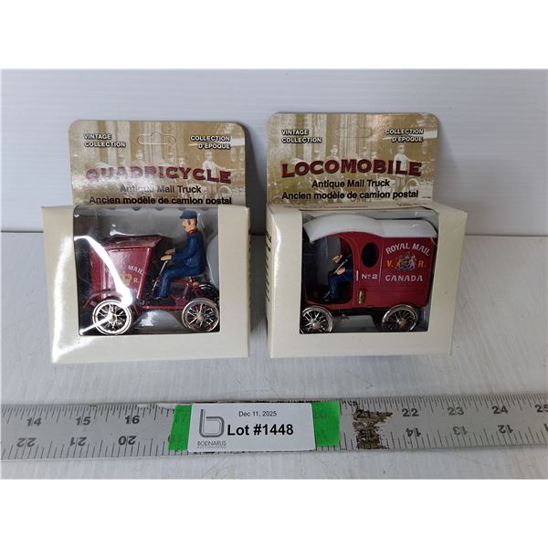 (2) Model Mailtrucks, NIB