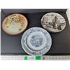 Image 1 : (3) Decorative Ceramic Plates Up to 10.5"
