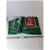 Image 1 : (2) Pilsner/ Sask. Roughrider Flags Up to 58.5" x 35.5"