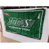 Image 3 : (2) Pilsner/ Sask. Roughrider Flags Up to 58.5" x 35.5"