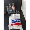 Image 2 : Glass Bottles Up to 10.25", Measuring Cup, Turbo Bags, Misc.