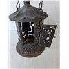 Image 2 : Cast Iron Candle Lantern 13" with Handle
