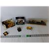 Image 1 : Diecast Machines, Some NIB- John Deere, Peterbilt, Matchbox, Misc.