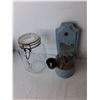 Image 3 : (2) Sad Irons, Vintage Pepsi-Cola Bottle, Aladdin Blue Flame Heater, Glass Jar