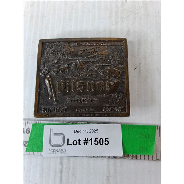 Pilsner Belt Buckle
