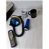 Image 3 : (2) Mugs, Flashlights, Back Massager- As Is, Misc.