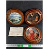 Image 1 : (3) Framed Norman Rockwell Decorative Plates