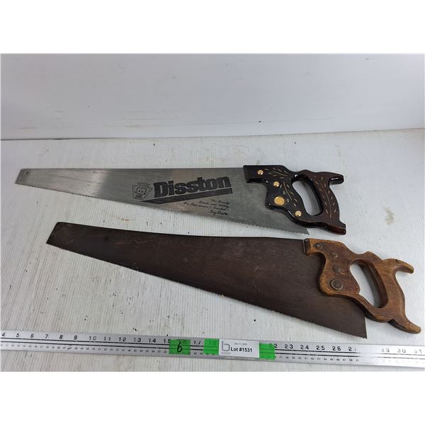 (2) Handsaws 24" - PICK UP