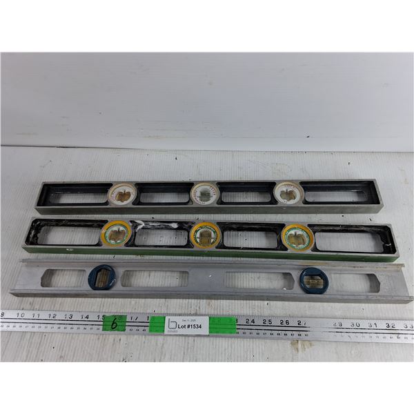 (3) 24" Levels - PICK UP