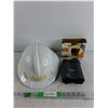 Image 1 : White Hard Hat, AirMan Compact 12V Air Compressor - As Is