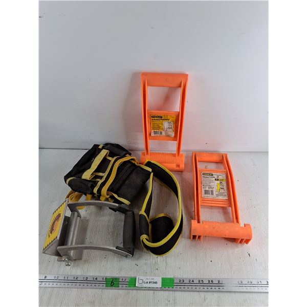 Stanley Panel Carry, Gorilla Gripper, Tool Belt