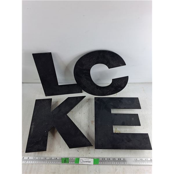 Metal Letters
