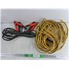 Image 1 : Booster Cables, Extension Cord - Approx 40', As Is