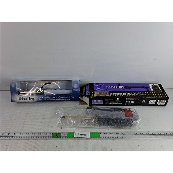 Helen of Troy & Curly Q Tapered Curling Irons - As Is