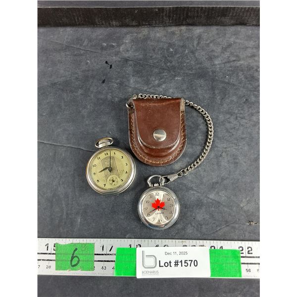 (2) Pocket Watches - As Is