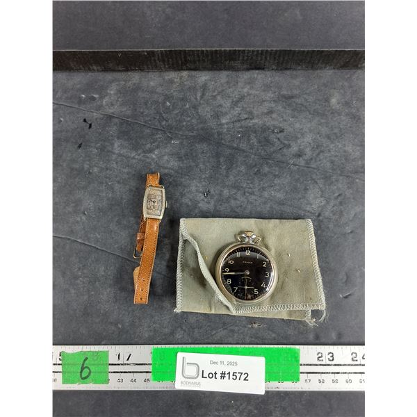 Vintage Quartz & Pocket Watches - As Is