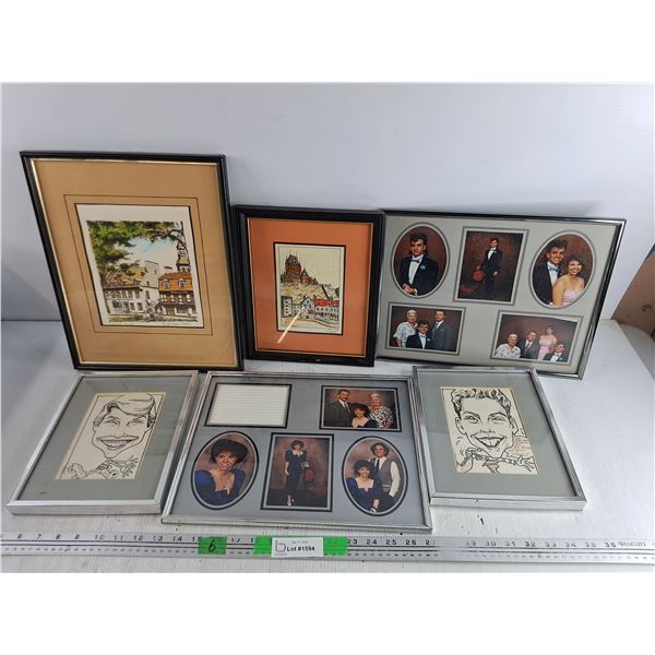 Framed Wall Art Prints/Decorations 10" x 8" - 14" x 11"