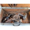 Image 3 : Vintage Tool Chest with Mixed Shop Tools - As Is 30" x 15" x 9", Cannot Ship