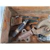 Image 4 : Vintage Tool Chest with Mixed Shop Tools - As Is 30" x 15" x 9", Cannot Ship