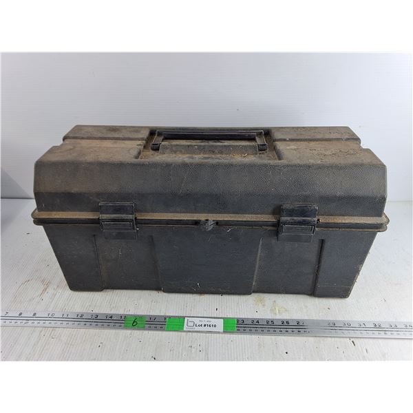 Plastic Tool Box & Plastic Tool Caddy 21" x 10" x 11"