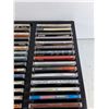 Image 4 : Assorted CDs - Village People, ABBA, Hugh Masekela, CD Organizer 19" x 12" x 5"